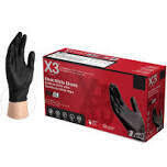 AMMEX BX344100 Medium Nitrile Gloves, 100Bx