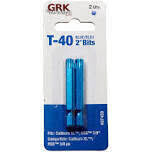 GRK 187435 Purple T-20 X2&quot; Bits, 2pk