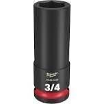 MILWAUKEE SHOCKWAVE™ Impact Duty 1/2&quot; Deep Well Socket 3/4&quot;