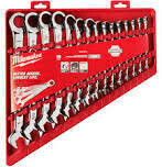 Milwaukee 15Pc SAE Ratcheting Wrench Set, 15Pc SAE