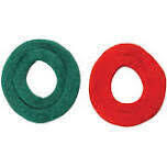 CCI 989 Black/Red Anti-Corrosion Battery Washers, 2Pk