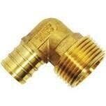Apollo APXME34 Brass Pex Ell Adaptor, 3/4&quot;Pex X 3/4&quot;MPT