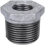 Galv. ProSource 35-1X1/2G Galv. Steel Pipe Bushing, 1&quot;X1/2&quot; Pipe Bushing, 1&quot;X1/2&quot;