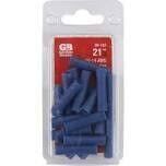 GB 20-123 Blue Butt Splice Wire Terminals, 16-14Ga  21Pk