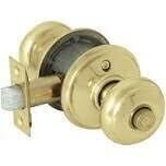 Schlage F40VGEO605 Brite Brass Privacy Door Latch