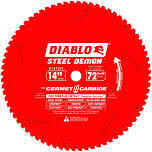 Diablo D1472CF Steel Saw Blade, 14&quot; 72T