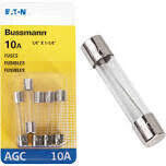 Bussman BP/AGC-10-RP AGC-10 Fuses, 5pk