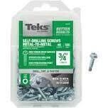 Teks 21312 Hex Head Self-Drilling Screws, #8X3/4&quot;,  180Pk