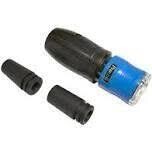 Blue Pro-Lock 15A 125V replacement Cord End