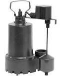 Superior Pump 92341 Cast Iron Sump Pump, 1/3HP, 46GPM