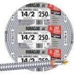 Armorlite Southwire 55278301 Duraclad Building Wire, 14/2MC-BX X 250Ft Wire, 14/2MC-BX X 250Ft