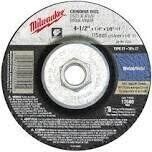 Milwaukee Hi-Speed Metal Grinding Disc, 4-1/2&quot;X1/4&quot;X5/8-11&quot;