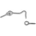 National Hardware N117-911 Hook &amp; Eye, 2&quot; Znc Pltd