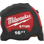 Milwaukee &#39;Stud&#39; Tape Measure, 16Ft