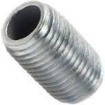 ProSource 1/4XCG Galv. Steel Pipe Nipple, 1/4"XClose