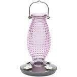 Perky-Pet 8131-2 Vintage Hobnail Pink Hummingbird Feeder