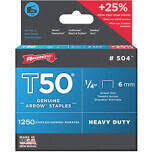 Arrow T50X1/4&quot; Staples