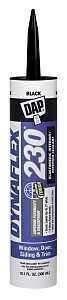 DAP 18280 Dynaflex 230 Black Acrylic Caulk, 10.1oz