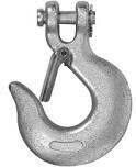Campbell T9700624 Clevis Slip Hook w/Latch, 3/8&quot;  5400Lb WLL