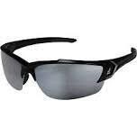 Edge Eyewear Khor SDK117 Sunglasses, Black/Silver Lens