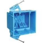 Carlon BH235A PVC 2-Gang Electrical Box, Nail Mounting