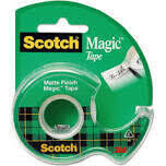 Scotch Magic 105 Clear Scotch Tape, 3/4&quot;X300&quot;