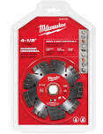 Milwaukee  Diamond Segmented Turbo Masonry Cut-Off Disc, 4-1/2&quot;