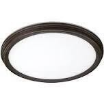 ETI 11&quot; Oil Rubbed Bronze, Round Flush Mount Led Light