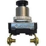GB GSW-22 Off Push Button, 6/3A, 120/240V, SPST, Screw Terminal