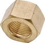 Anderson Metals 730061-08 Brass Compression Nut, 1/2&quot;