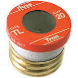 Bussman BP/TL-20 Medium Duty Plug Fuse, 20A, 3Pk