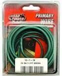 RoadPower 55678933/12-1-15 Green Primary Wire, 12Ga X11Ft