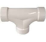 CANPLAS 193724 PVC DWV 2-Way Clean-Out Tee, 4&quot;