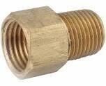 Anderson Metals 754048-1012 Brass Flare Adaptor, 3/4MPX5/8 Flare