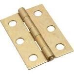 National Hardware N146-290 Narrow Hinges, 2-1/2&quot; Brass