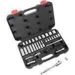 Vulcan TS1033  Metric Socket Set, 3/8Dr 33Pc