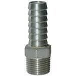Merrill Mfg Stainless Steel Male Adaptor, 1/2&quot;