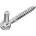 National Hardware N130-179 Gate Screw Hook, 3/4&quot;X6&quot;