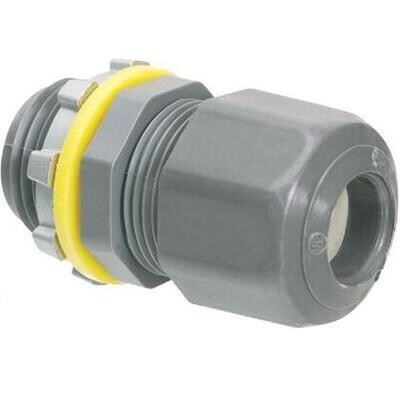 Arlington LPCG507 1/2&quot; NM Liquid-Tight/Oil-Tight Strain Relief Cord Connector
