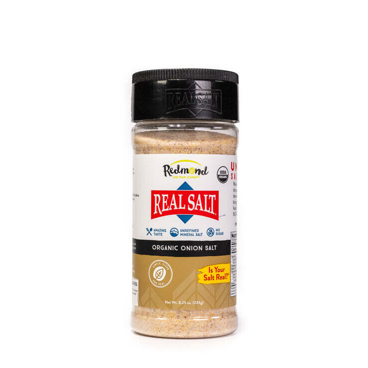 Redmond Real Salt Organic Onion Salt Shaker, 8.25Oz