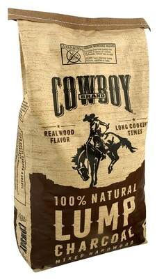 Cowboy 24220N Lump Hardwood Charcoal, 20Lb