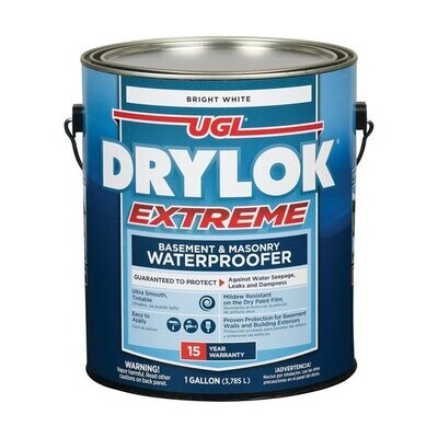 UGL Drylok Extreme 28613 White Masonry Waterproofer, 1Gal.