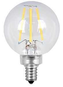 Feit Electric BPG1640/927CA/FIL/2 LED Lamp, Globe, G16-1/2 Lamp, 40 W Equivalent