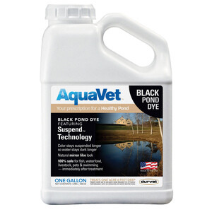 Aquavet 039-00101 Black Pond Dye, 1Gal.