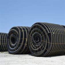 Fine Slot Field Tile, 6&quot;X1500Ft