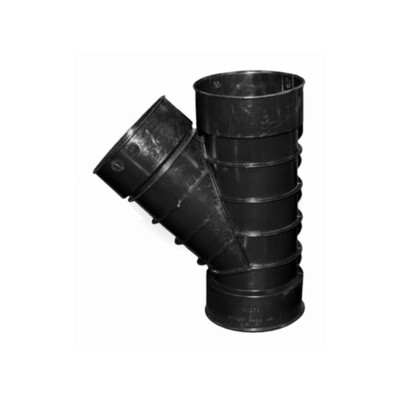 Dual Wall Soil Tight Wye, 6&quot;
