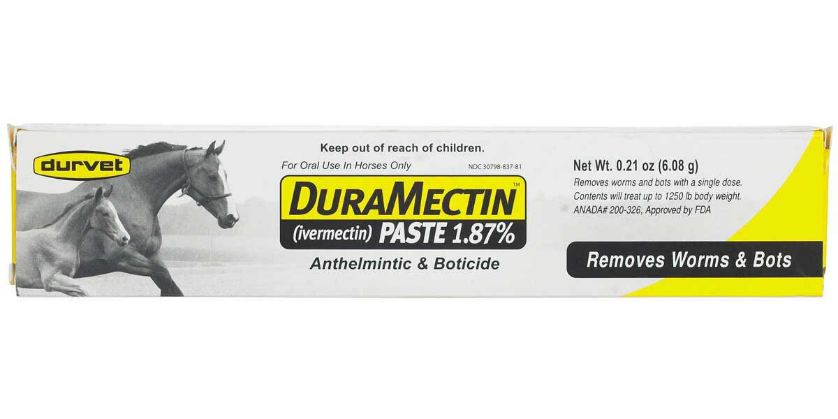 Durvet 001-1070 Duramectin Equine Paste, 1.87%