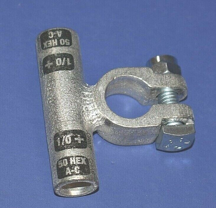 Deka Battery Flag Terminal, 2/0 Negative