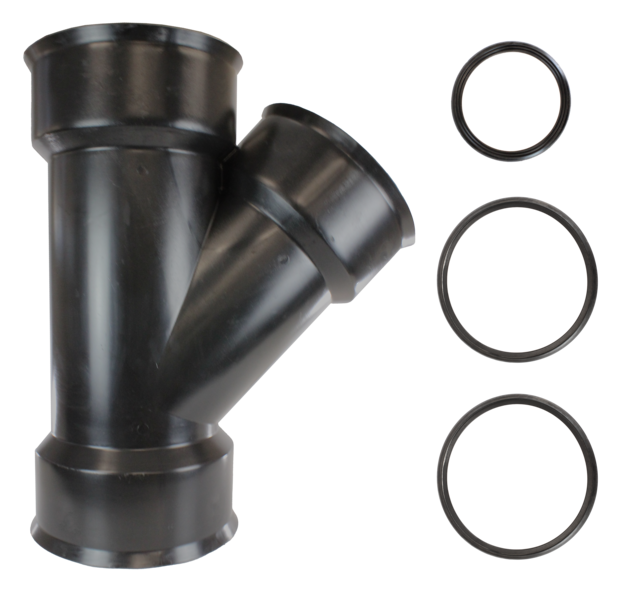 ADS Dual Wall Soil Tight Wye, 8&quot;