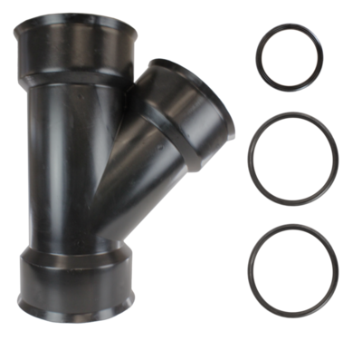 ADS Dual Wall Soil Tight Wye, 8&quot;